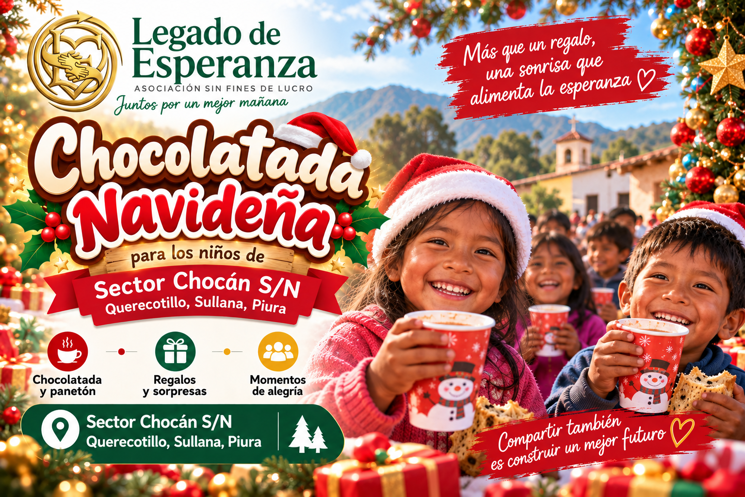 Un Juguete, Una Sonrisa: Chocolatada Navideña 2026